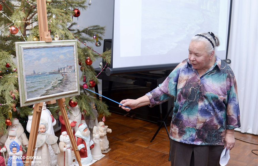 В Евпатории представили картину Николая Химоны
